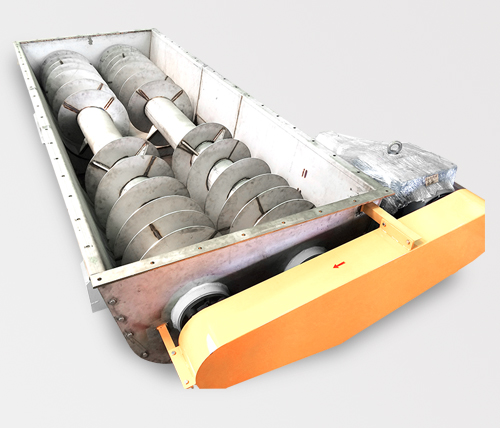 雙軸設(shè)計(jì)，具備混合、攪拌功能，輸送量更大