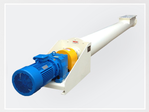 利用旋轉(zhuǎn)的螺旋葉片將物料推移，葉片可分為左旋和右旋